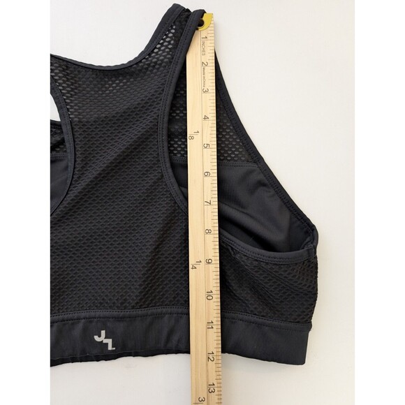 Joy Lab Athletic Bra Racerback Black Mesh Size XL Elastic Band - Picture 6 of 7